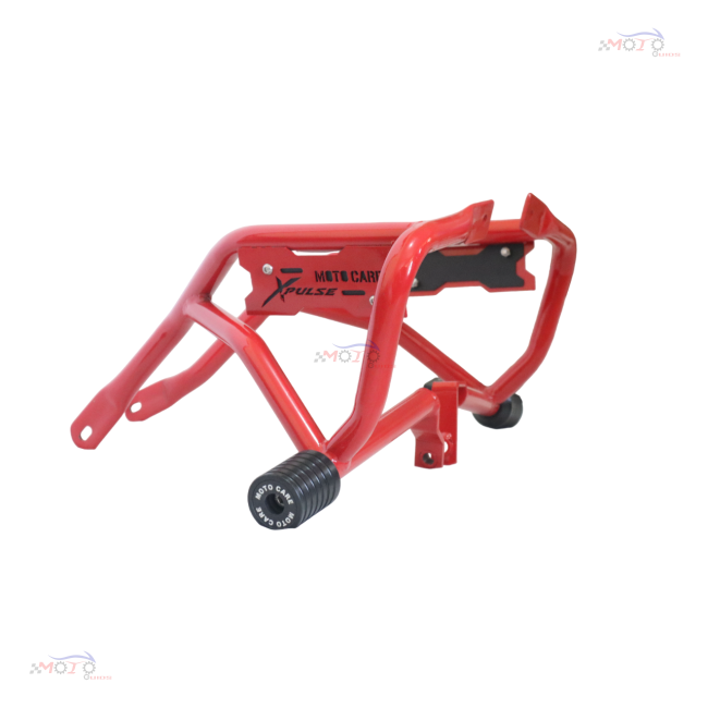 Crash Gaurd With Dual Sliders (red) For Xpulse